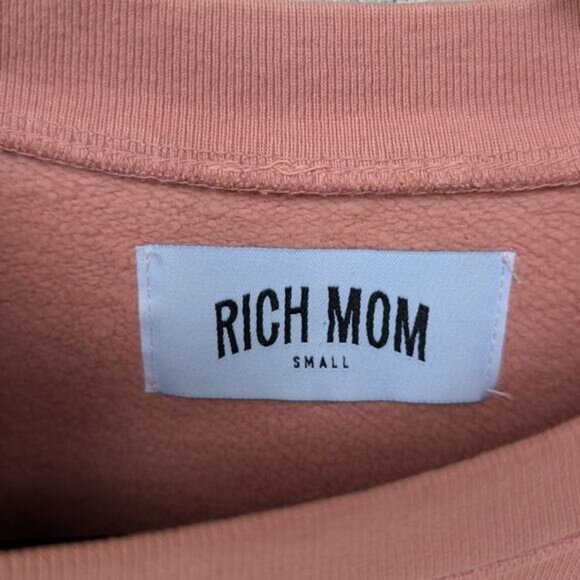 Rich Mom Marina District Limited Crewneck Fleece Oversized Sweatshirt, size S - Picture 3 of 7